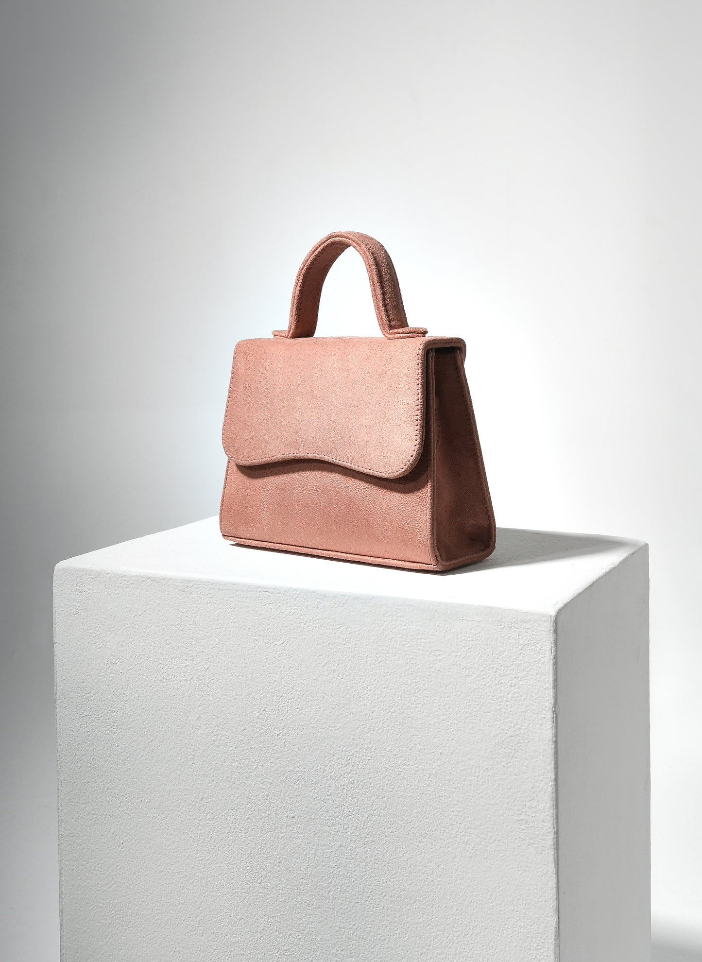 Powder pink Velvet Léa