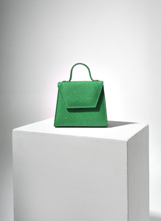 Green Pauline snake print