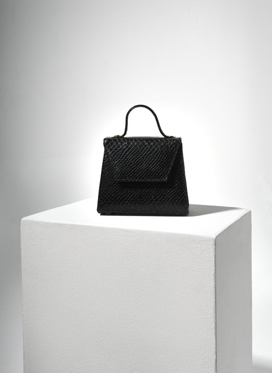 Black Pauline snake print